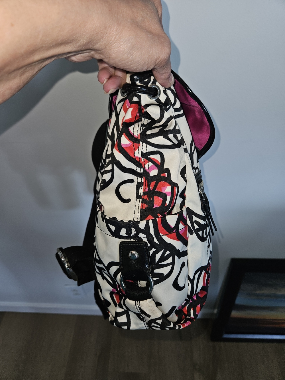 Coach Poppy Daisy Backpack - Picture 5 of 14